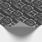 ヴィンテージ年完熟年カスタム誕生年 ラッピングペーパー (角)