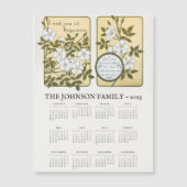 ヴィンテージ年末年始カレンダー案内用磁気カード (正面)