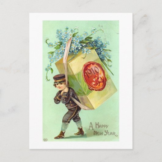 ヴィンテージ年賀状 シーズンポストカード (正面)