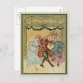 ヴィンテージ年賀状 シーズンポストカード (正面/裏面)