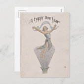 ヴィンテージ年賀状 シーズンポストカード (正面/裏面)