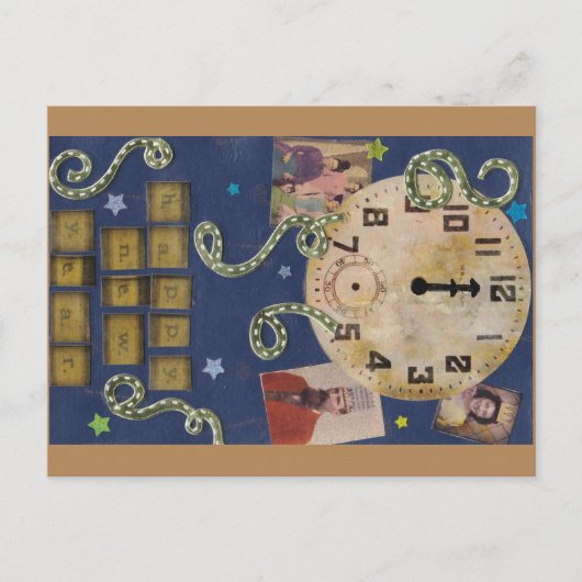 ヴィンテージ年賀状 シーズンポストカード (正面)