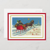 ヴィンテージ年賀状 ポストカード (正面/裏面)