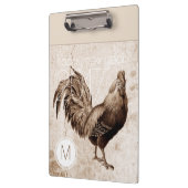 ヴィンテージ年2017モノグラムクリップボード クリップボード (左)