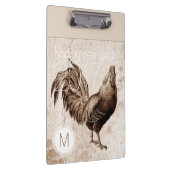 ヴィンテージ年2017モノグラムクリップボード クリップボード (右)