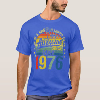 ヴィンテージ年5月1976年デコレーション誕生日 Tシャツ