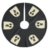 ヴィンテージ幽霊つや消しポリエステルツリースカート ブラッシュドポリエステルツリースカート (正面)