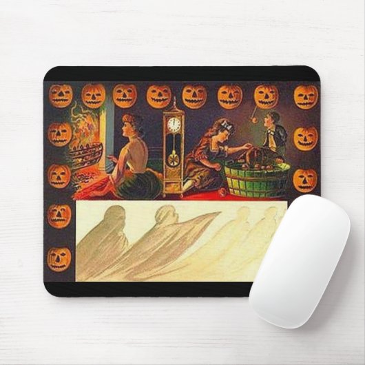 ヴィンテージ幽霊とジャック・オランタン マウスパッド (マウス)