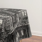 ヴィンテージ幽霊のよく出るハウスと魔女トイレパターン テーブルクロス (インサイチュ)