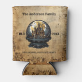 ヴィンテージ幽霊のよく出るハウスオールド紙ハローウィンパーティ 缶クーラー (正面)