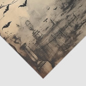 ヴィンテージ幽霊のよく出るハウスハロウィーンデクページ 薄葉紙 (詳細)