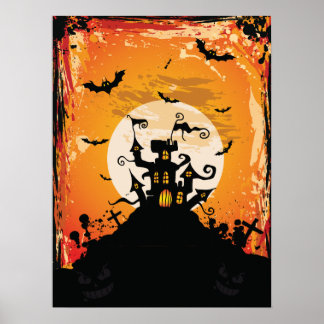 ヴィンテージ幽霊のよく出るハウスポスター ポスター