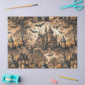 ヴィンテージ幽霊のよく出るハウス 薄葉紙 (クラフト)