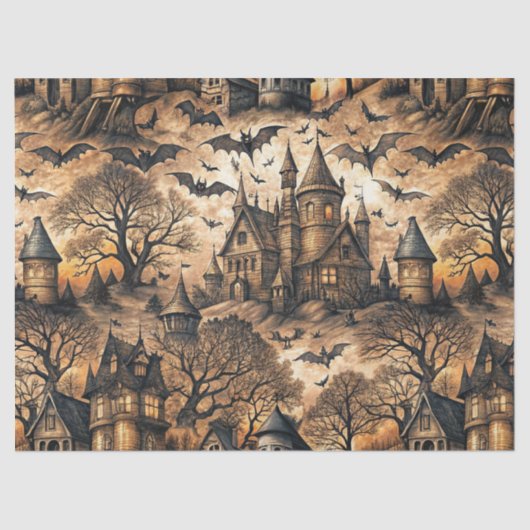 ヴィンテージ幽霊のよく出るハウス 薄葉紙 (正面)