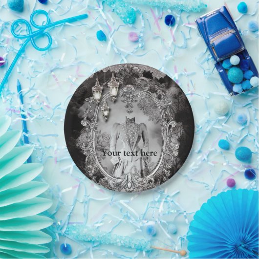 ヴィンテージ幽霊のよく出るレディーハロウィーンの衣装パーティー ペーパープレート (パーティー)