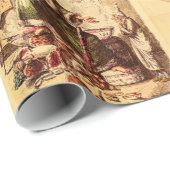 ヴィンテージ幽霊クリスマスプレゼント包装紙 ラッピングペーパー (ロールコーナー)