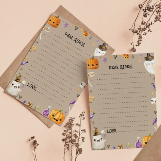 ヴィンテージ幽霊タイムカプセルノートメッセージカード サンキューカード