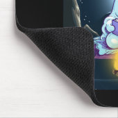 ヴィンテージ幽霊ブック読ズキャンピングフォレストハロウィー マウスパッド (コーナー)