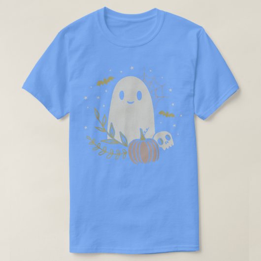 ヴィンテージ幽霊秋秋ハロウィーン1855 Tシャツ (デザイン正面)