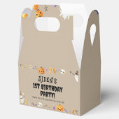 ヴィンテージ幽霊誕生日パーティーのお願いボックス フェイバーボックス (オープン)