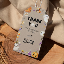 ヴィンテージ幽霊誕生日会サンクスユユーラベル ギフトタグ