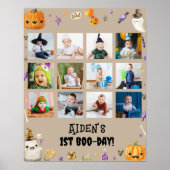 ヴィンテージ幽霊1年目のフォトマイルストーンのサイン ポスター (正面)