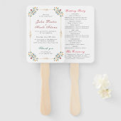 ヴィンテージ幾何クラシカル複雑な結婚モチーフ ハンドファン (正面&裏面)