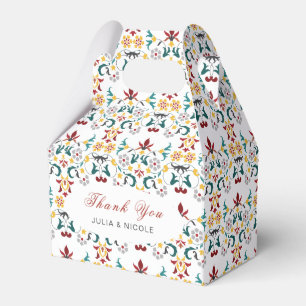 ヴィンテージ幾何クラシカル複雑な結婚モチーフ フェイバーボックス