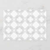 ヴィンテージ幾何クラシカル複雑な結婚モチーフ メニュー (裏面)