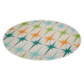 ヴィンテージ幾何スターバスト切断板 カッティングボード (角)