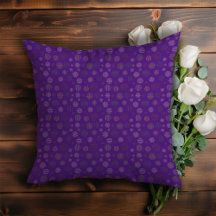 ヴィンテージ幾何学円の線のパターン紫