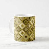 ヴィンテージ幾何学的な菱形、シームレスなパターン。 コーヒーマグカップ (正面左)