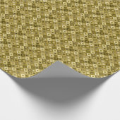 ヴィンテージ幾何学的な菱形、シームレスなパターン。 ラッピングペーパー (角)