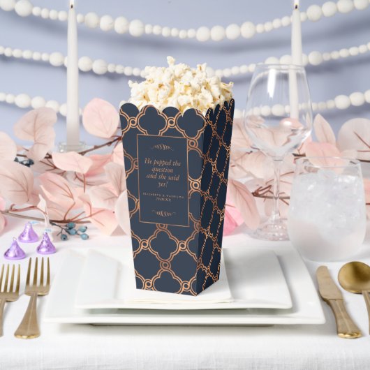 ヴィンテージ幾何学的アールデコギャツビー結婚ズ フェイバーボックス (ウェディング)