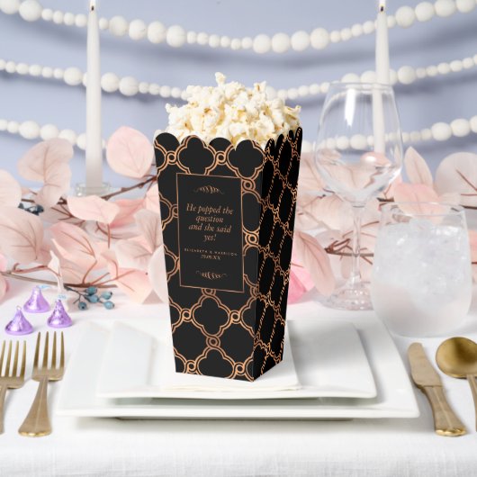 ヴィンテージ幾何学的アールデコギャツビー結婚ズ フェイバーボックス (ウェディング)