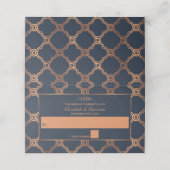 ヴィンテージ幾何学的アールデコギャツビー結婚ズ プレイスカード (外部開封)