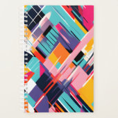 ヴィンテージ幾何学的パターン2024 プランナー手帳 (正面)