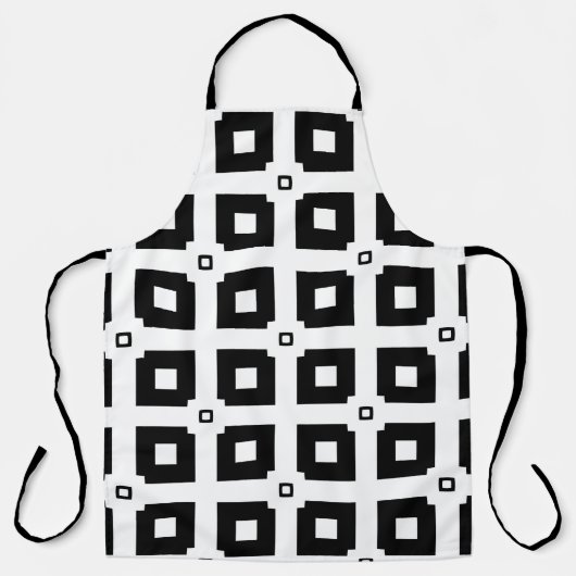 ヴィンテージ幾何学的パターン。繰り返し要素スタイル エプロン (正面)