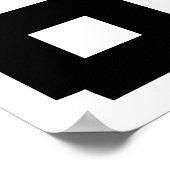 ヴィンテージ幾何学的パターン。繰り返し要素スタイル ポスター (角)