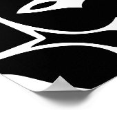 ヴィンテージ幾何学的パターン。繰り返し要素スタイル ポスター (角)