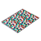 ヴィンテージ幾何学的、ダイヤモンド形状パターン。 ノートブック (左側)