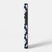 ヴィンテージ幾何学花模様 iPhoneケース (左側面)