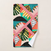 ヴィンテージ幾何学 バスタオルセット (ハンドタオル)