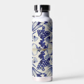 ヴィンテージ幾何青白タイモノグラムのル ウォーターボトル (右面)