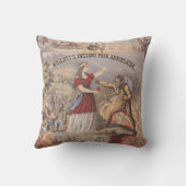 ヴィンテージ広告でウォルコットのインスタントパイン消滅者のために クッション (裏面)