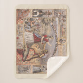 ヴィンテージ広告でウォルコットのインスタントパイン消滅者のために シェルパブランケット (正面)