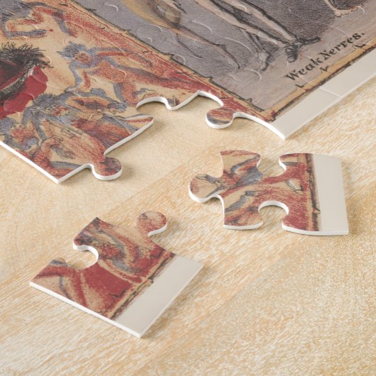 ヴィンテージ広告でウォルコットのインスタントパイン消滅者のために ジグソーパズル (側面)