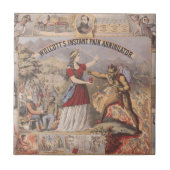 ヴィンテージ広告でウォルコットのインスタントパイン消滅者のために タイル (正面)