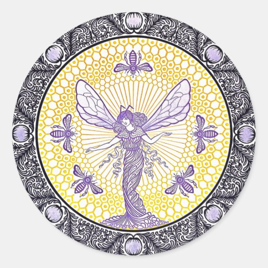 ヴィンテージ広告のポスター(Kramer) ラウンドシール (正面)