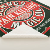 ヴィンテージ広告のレンヌの痛み殺し魔法油 シェルパブランケット (3/4)